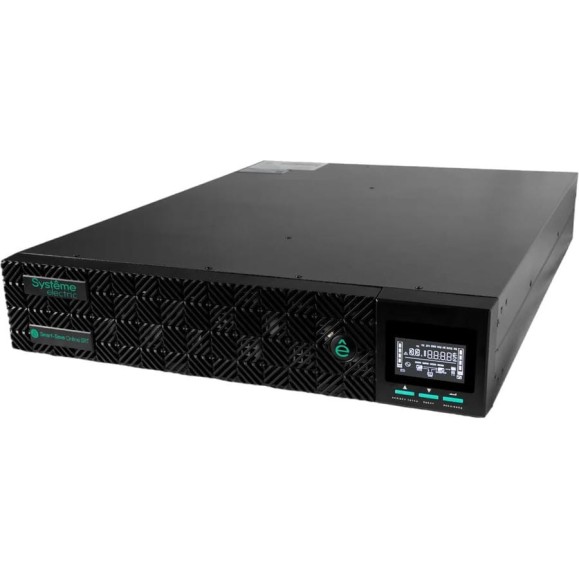 Источник бесперебойного питания Systeme Electric Smart-Save Online SRT 2000 ВА, конвертируемый форм-фактор 2U, 230 В, 8 розеток IEC C SRTSE2000RTXLIG2