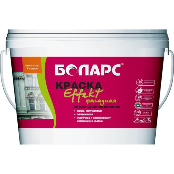 Силиконовая краска БОЛАРС Effect 2100, 7 кг 00000003893 Силиконовая краска БОЛАРС Effect 2100, 7 кг 00000003893