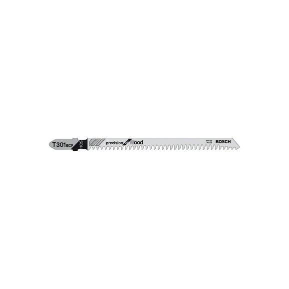 Пилки T301ВСР для лобзика по дереву 5 шт. (91 мм; HCS) BOSCH 2.608.633.A37