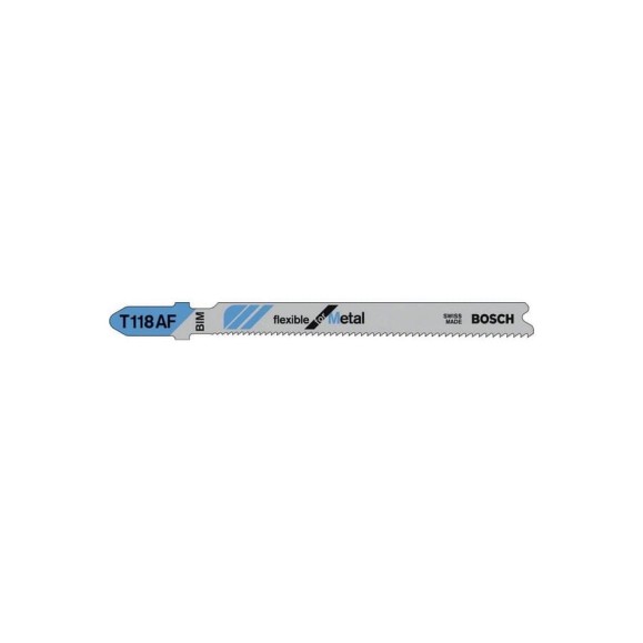 Пилки T118AF для лобзика по металлу 100 шт. (67 мм; BIM) BOSCH 2.608.634.774