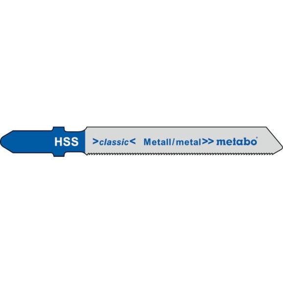 Пилки по стали и цветным металлам T118G (66х0.7 мм, HSS, 25 шт.) Metabo 623693000 Пилки по стали и цветным металлам T118G (66х0.7 мм, HSS, 25 шт.) Metabo 623693000