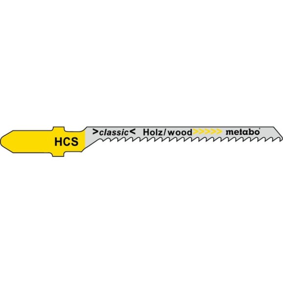 Пилки по дереву T119BO (51х2 мм, HCS, 25 шт.) Metabo 623605000 Пилки по дереву T119BO (51х2 мм, HCS, 25 шт.) Metabo 623605000