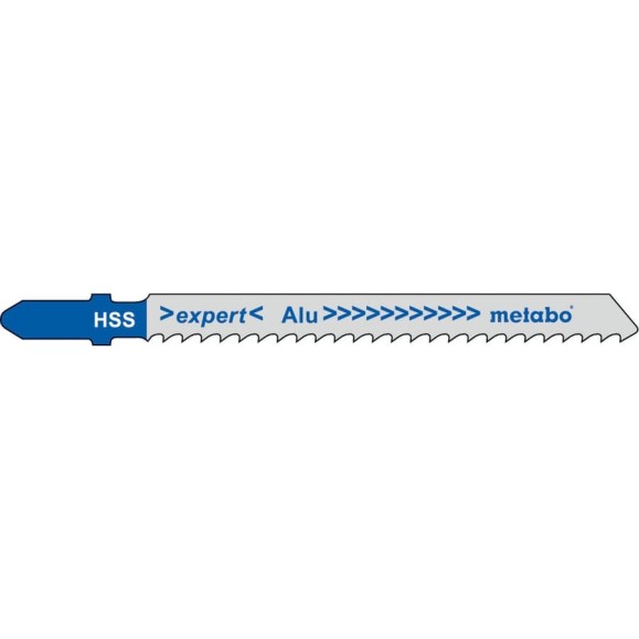 Пилки по цветным металлам, алюминию T127D (74х3 мм, HSS, 25 шт.) Metabo 623622000