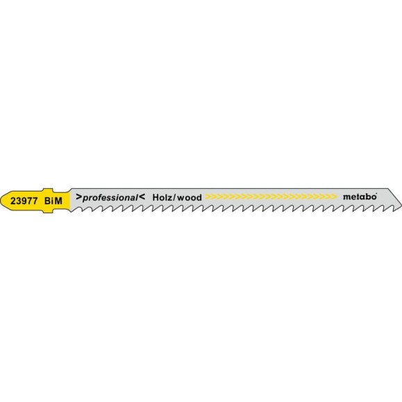 Пилки по дереву T301CLF (105х3 мм, BIM, 5 шт.) Metabo 623977000