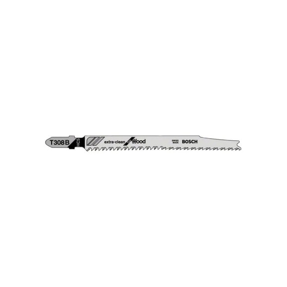 Пилки T308B для лобзиков 100 шт. HCS BOSCH 2.608.663.753 Пилки T308B для лобзиков 100 шт. HCS BOSCH 2.608.663.753