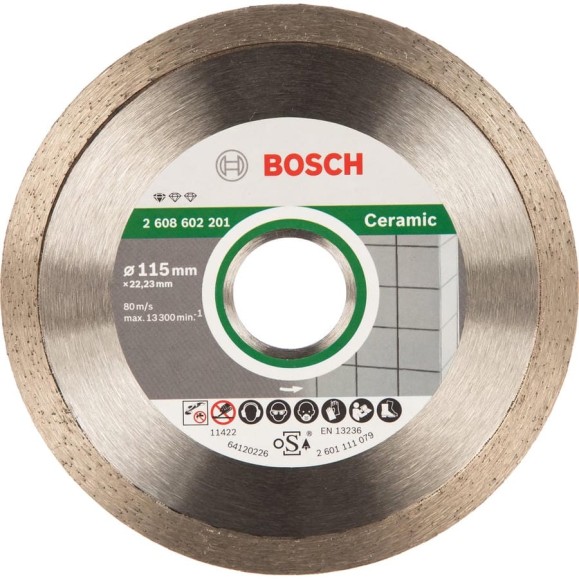 Диск алмазный по керамике 115х22,2 мм Bosch 2.608.602.201 Диск алмазный по керамике 115х22,2 мм Bosch 2.608.602.201