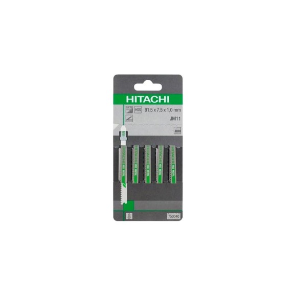 Набор пилок для лобзика по металлу 5 шт. Hitachi 750040