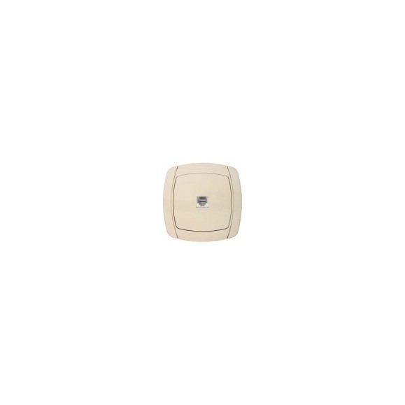 Одинарная телефонная розетка СВЕТОЗАР CITY LIGHT SV-54217-B
