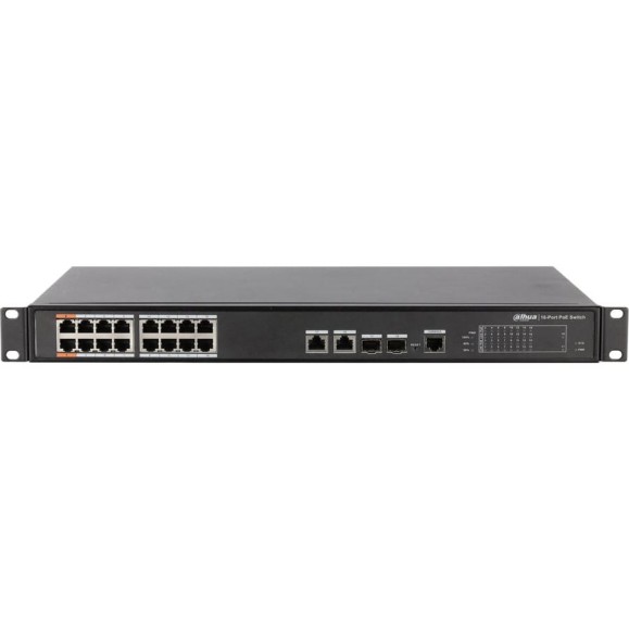 Управляемый 16 портовый РоЕ коммутатор Dahua DH-PFS4218-16ET-240 16499