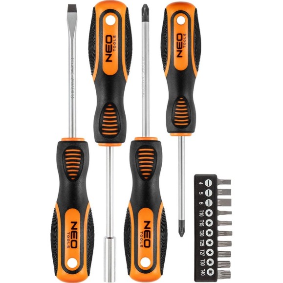 Набор отверток и бит NEO Tools 14 шт 04-196 Набор отверток и бит NEO Tools 14 шт 04-196