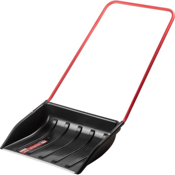Скрепер для уборки снега HAMMER Black 326-005 530х700 мм, П-образная ручка в ПВХ-оплётке 630430 Скрепер для уборки снега HAMMER Black 326-005 530х700 мм, П-образная ручка в ПВХ-оплётке 630430