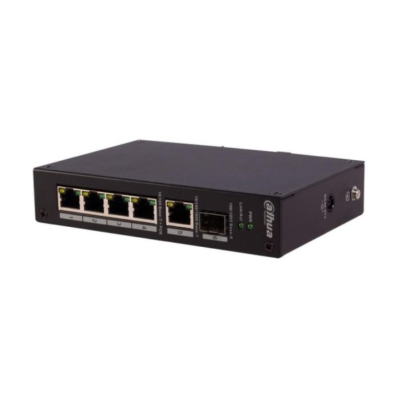 4 портовый неуправляемый еРоЕ коммутатор Dahua DH-PFL2106-4ET-96 4