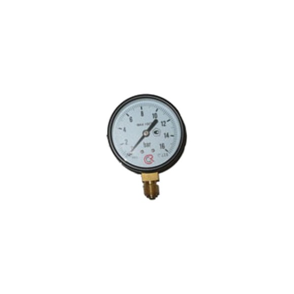 Манометр Dy 63 с нижним подключением (1/4"; 0-10 бар) Valtec TM-310P