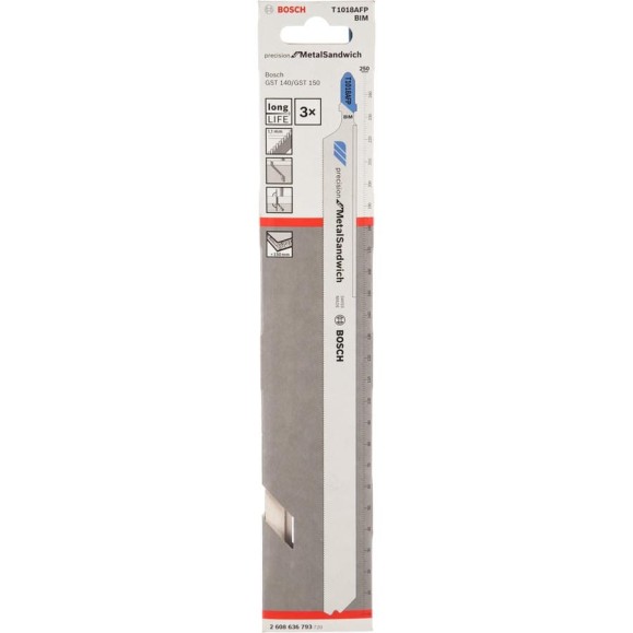 Набор пил Bosch PrecSandwich T1018AFP 2608636793 3 шт.