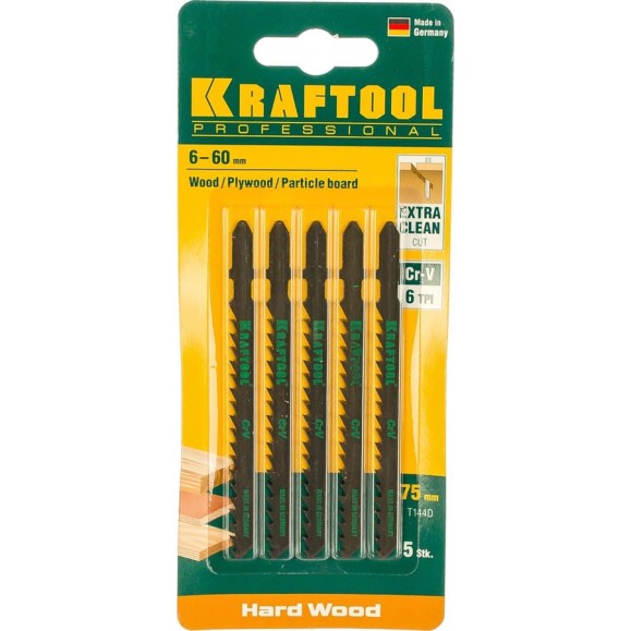 Пилка по дереву 5 шт. для электролобзика Kraftool 159521-4-S5