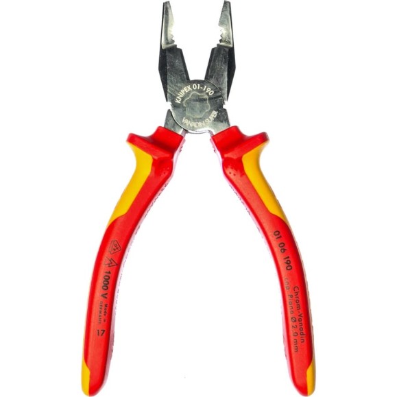 Комбинированные плоскогубцы KNIPEX KN-0106190 Комбинированные плоскогубцы KNIPEX KN-0106190