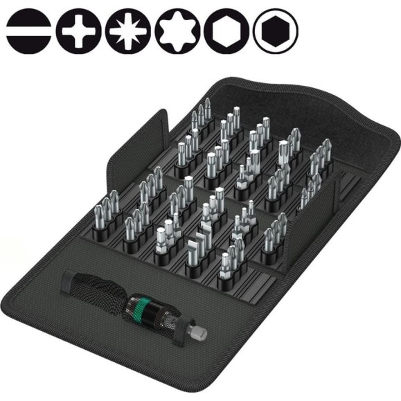 Набор бит Wera 8600/889-60TZ BIT-SAFE WE-057122