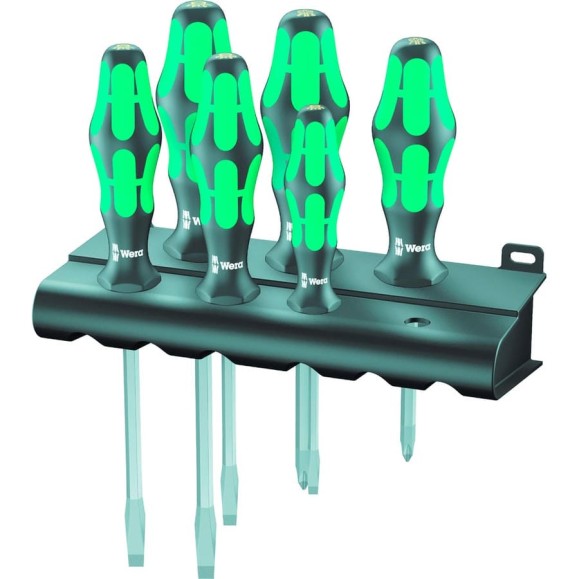 Набор отверток 334 SK/6 SATZ 6-TLG./ SET 6 PCS. WERA WE-007680