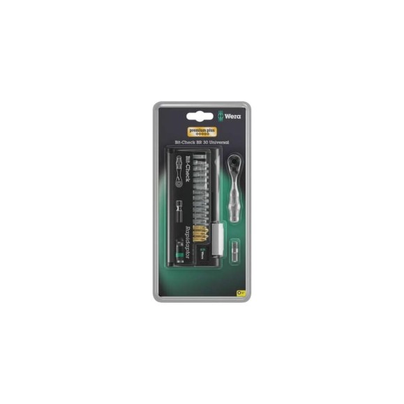Набор (биты + трещотки) BC BR 30 Universal + 8001 A 1/4" SB Wera WE-073640