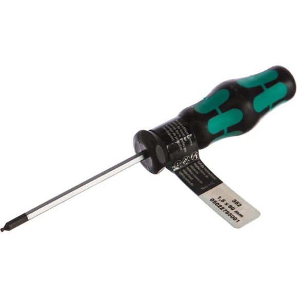 Отвертка WERA 352 SW 1,5/ 60 MM WE-022795