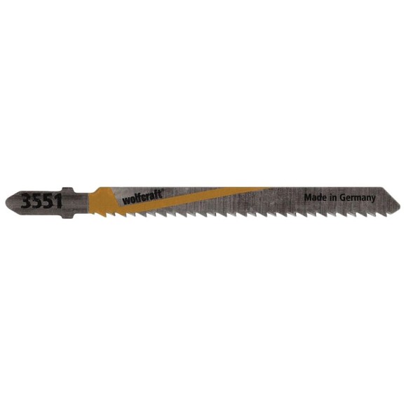 Пилки Wolfcraft для электролобзика по дереву и пластмассе 2 шт. 3551000 Пилки Wolfcraft для электролобзика по дереву и пластмассе 2 шт. 3551000