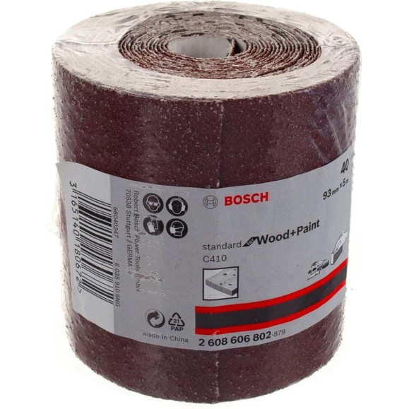 Шлифшкурка 1 рулон Professional for Wood (93 мм; 5 м; К40) Bosch 2608606802