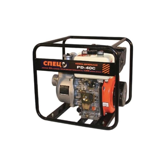Дизельная мотопомпа СПЕЦ PD40C
