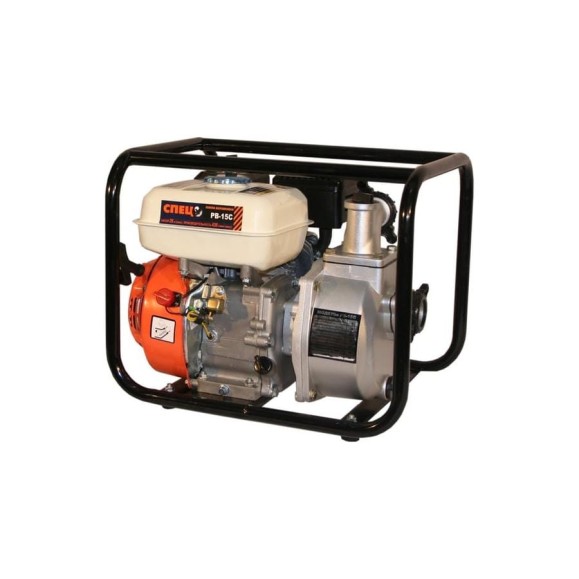 Бензиновая мотопомпа СПЕЦ PB15C Бензиновая мотопомпа СПЕЦ PB15C