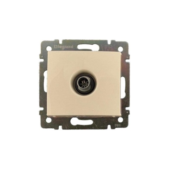 Розетка TV Legrand DIY Valena крем 1,5 дБ 695618 Розетка TV Legrand DIY Valena крем 1,5 дБ 695618