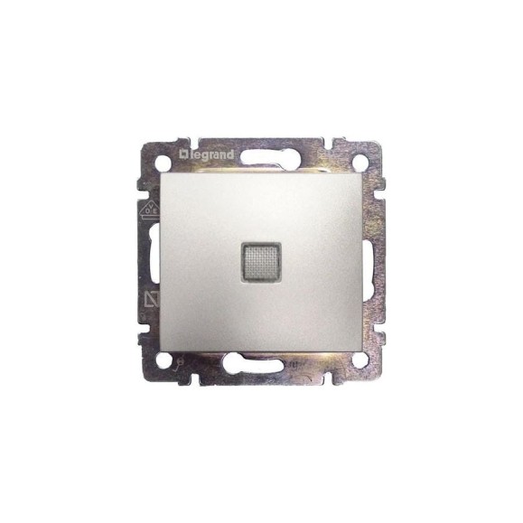 Выключатель Legrand одноклавишный с подсветкой Legrand Valena 10А 250В схема 1L безвинтовые зажимы алюминий 694340 Выключатель Legrand одноклавишный с подсветкой Legrand Valena 10А 250В схема 1L безвинтовые зажимы алюминий 694340