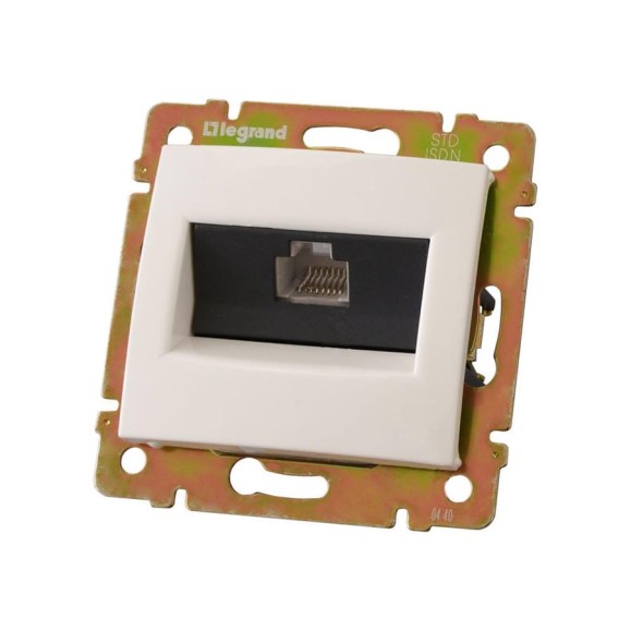 Телефонная розетка Legrand Valena RJ45 ISDN / Интернет 8 контактов 1 выход White 774441