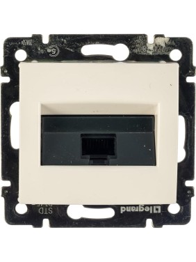 Розетка Legrand компьютерная RJ45 категория 5e UTP Legrand Valena монтаж на винтах белый 774238