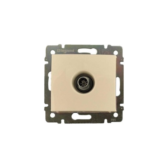 Телевизионная розетка Legrand, Valena оконечная, крем, 10 дБ 774330 695617