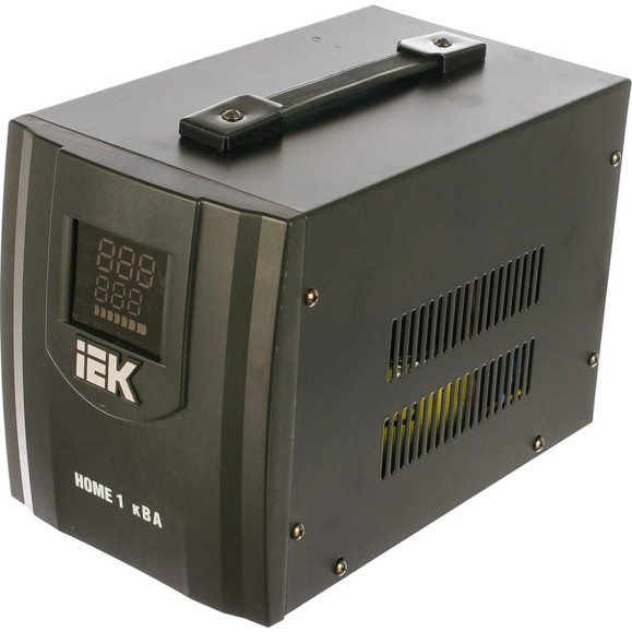 Переносной стабилизатор напряжения (1/220, 1кВА) IEK HOME СНР ИЭК IVS20-1-01000