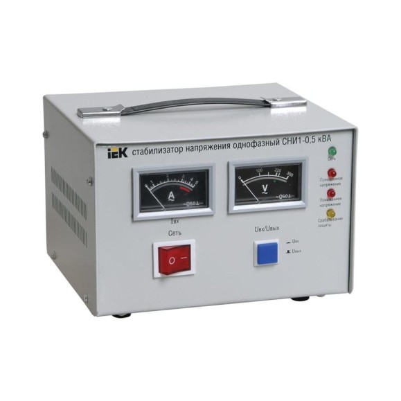 Стабилизатор напряжения IEK СНИ 1/220 2.0кВА ИЭК IVS10-1-02000