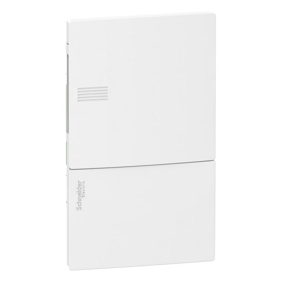Встраиваемый бокс Systeme Electric Mini Pragma New 1ряд/4мод., белая дверь SE MIP22104