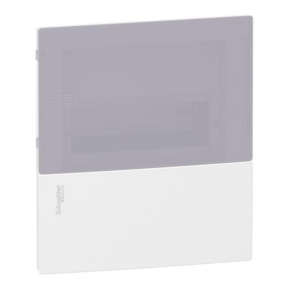 Встраиваемый бокс Systeme Electric Mini Pragma New 1ряд/8мод., дымчатая дверь SE MIP22108T
