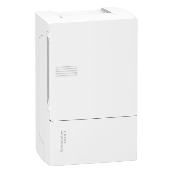 Навесной бокс Systeme Electric Mini Pragma New 1ряд/4мод., белая дверь SE MIP12104