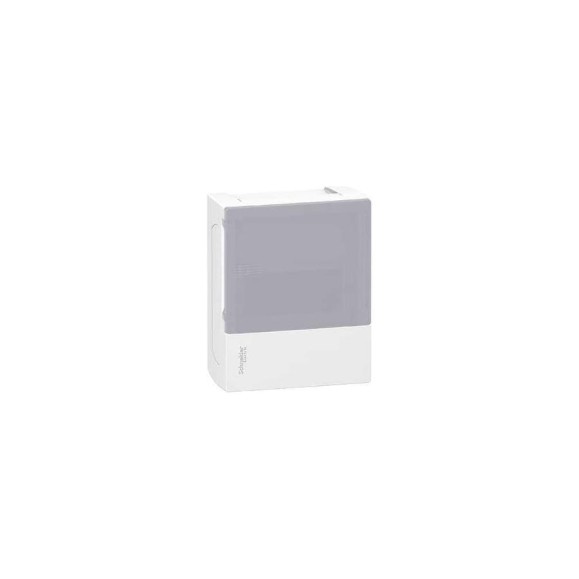 Бокс Systeme Electric ОП MINI PRAGMA IP40 6 модулей белый/дымчатая дверь SchE MIP12106T