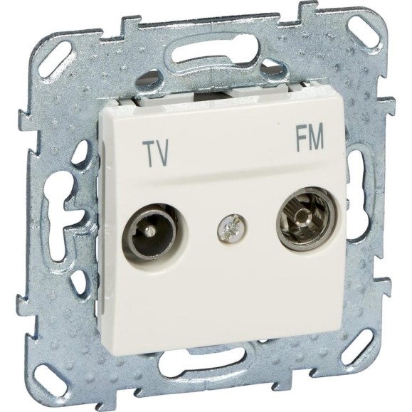 Розетка TV-FM Systeme Electric Unica Беж проходная MGU5.453.25ZD Розетка TV-FM Systeme Electric Unica Беж проходная MGU5.453.25ZD
