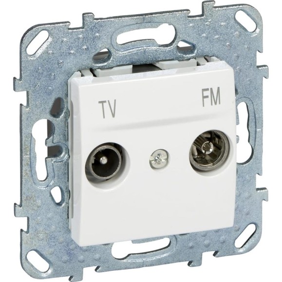 Розетка TV-FM Systeme Electric Unica Бел оконечная MGU5.452.18ZD Розетка TV-FM Systeme Electric Unica Бел оконечная MGU5.452.18ZD