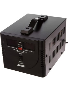 Стабилизатор напряжения Powerman 1ф 1 кВА AVS 1000 D Black 6015736
