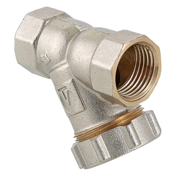 Косой фильтр Valtec 1" c заглушкой VT.193.N.06 Косой фильтр Valtec 1" c заглушкой VT.193.N.06