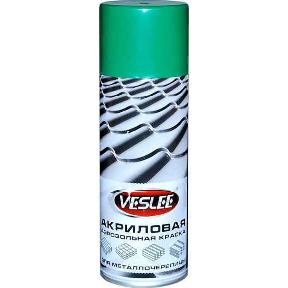 Краска для металлочерепицы Veslee зеленый мох RAL 6005 VL-P6 6005