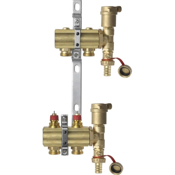 Комплект коллекторов Danfoss FHF-2 set , 2 выхода 088U0702 049499