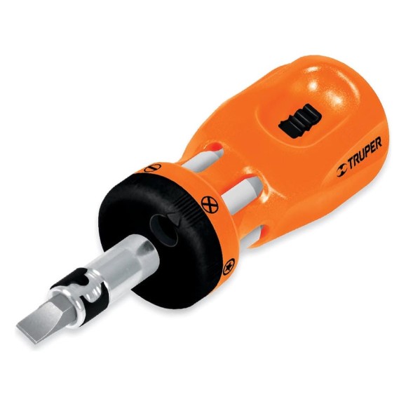 Миниотвертка с храповым механизмом плюс Truper DTROM-12B 10494