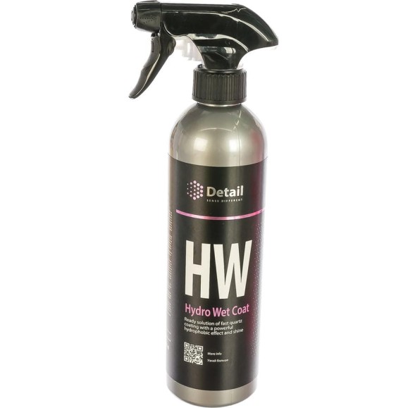 Кварцевое покрытие 500мл Detail HW Hydro Wet Coat DT-0104 Кварцевое покрытие 500мл Detail HW Hydro Wet Coat DT-0104