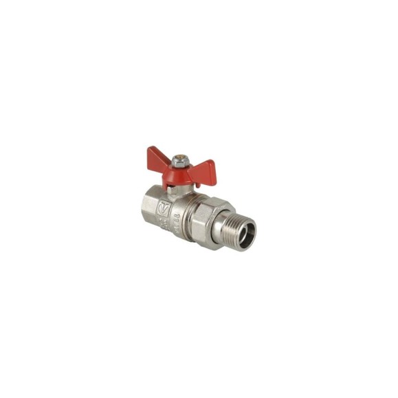 Шаровой кран с полусгоном 1" вн.-нар. Valtec BASE VT.227.N.06 Шаровой кран с полусгоном 1" вн.-нар. Valtec BASE VT.227.N.06