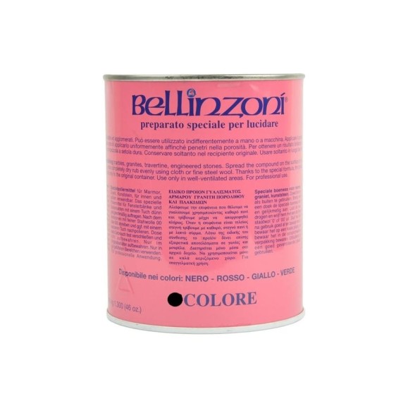 Воск для полировки камня густой черный 1.3 кг Bellinzoni 004240012