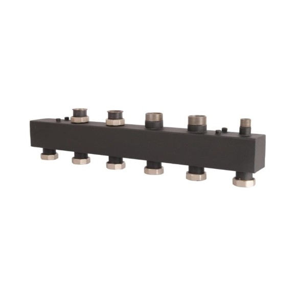 Коллектор ROMMER 3/4 отопительных контура, 1 1/2 RDG-0017-004034 RG008T2Q25G1JH